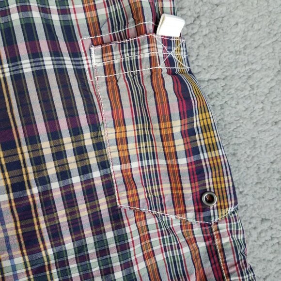 Polo Ralph Lauren Boardshort Adult 38 Swim Shorts Plaid Beach Casual Lightweight - Picture 4 of 8